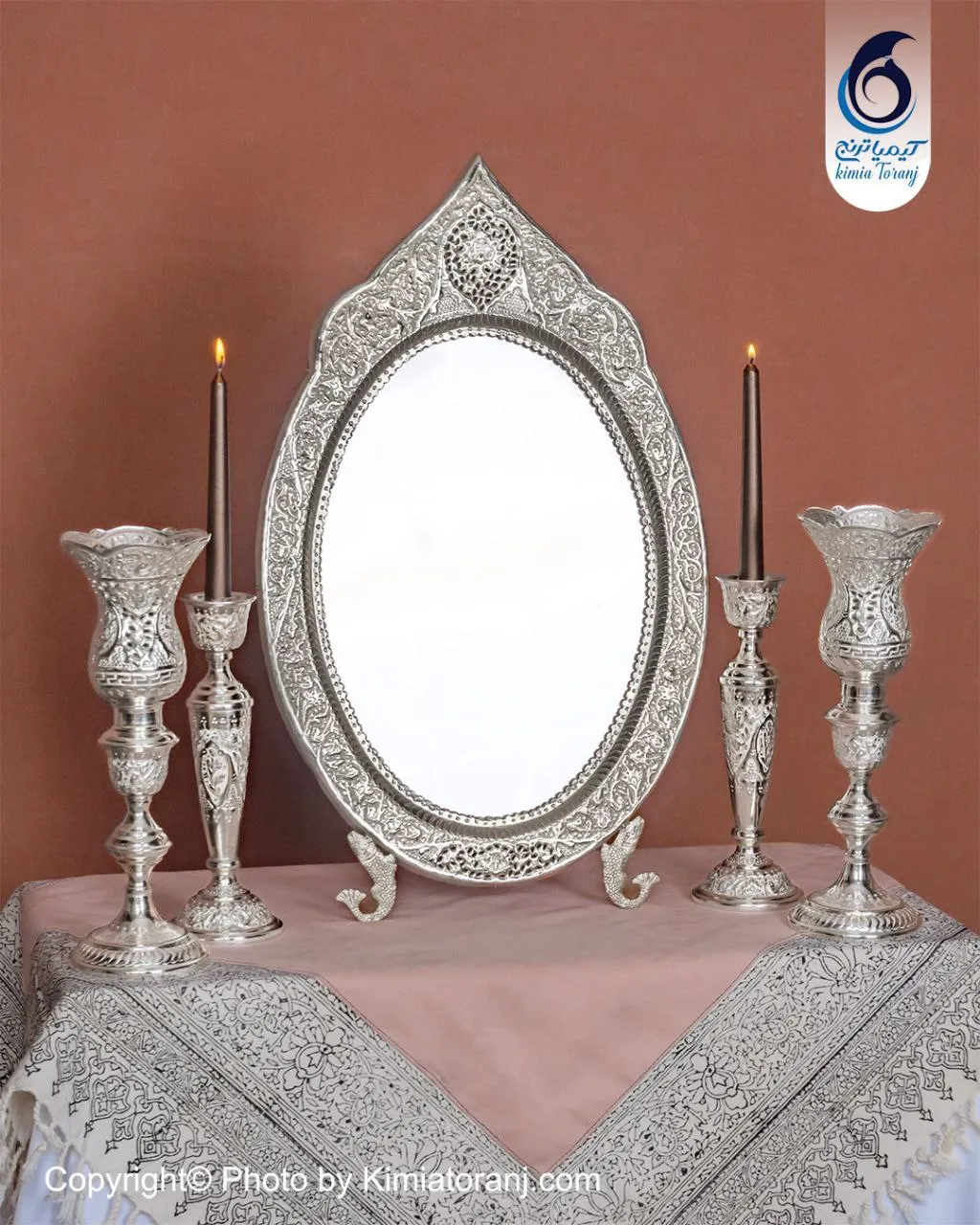 آینه شمعدان